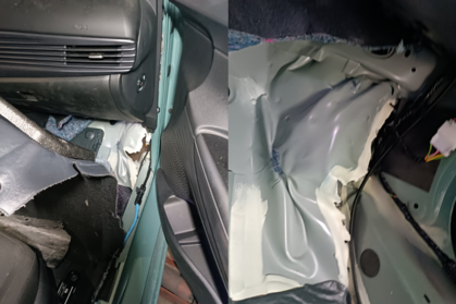Compra y venta de coches rotos.
